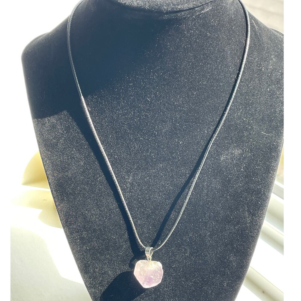 Crystal Amethyst Point Necklace